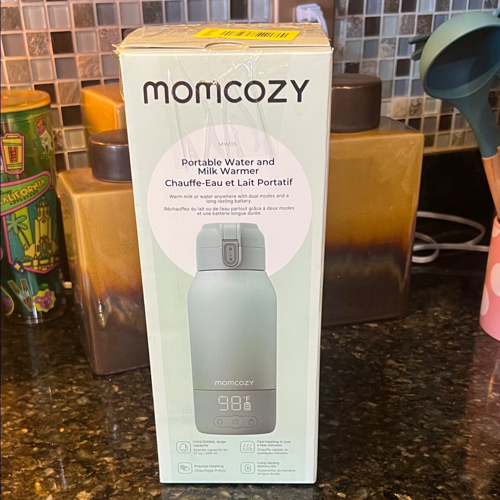 NIB Momcozy Portable Milk Warmer for Travel – Dual Heating Modes - Purple